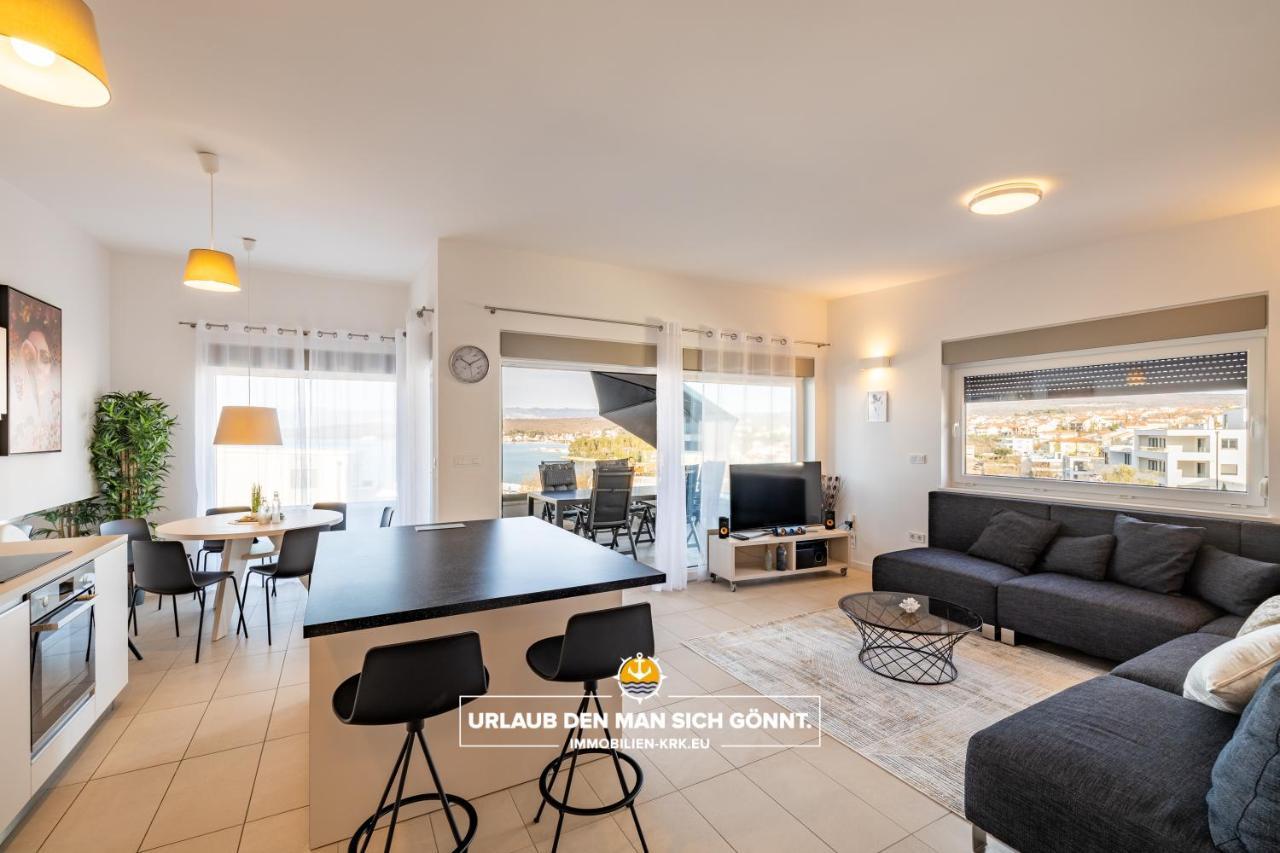 Penthouse Panorama Deluxe In Malinska Exterior foto